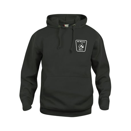 BC Wismut Gera Hoody LOGO Unisex schwarz